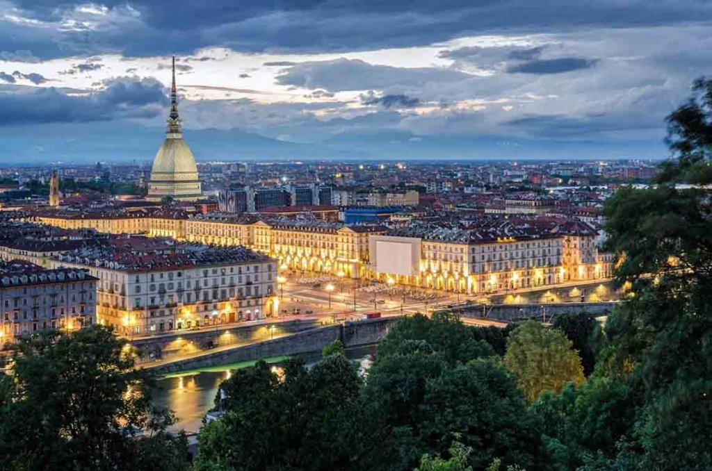 Turin city Italy lavazza