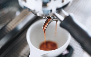 auto espresso tamper brewing coffee