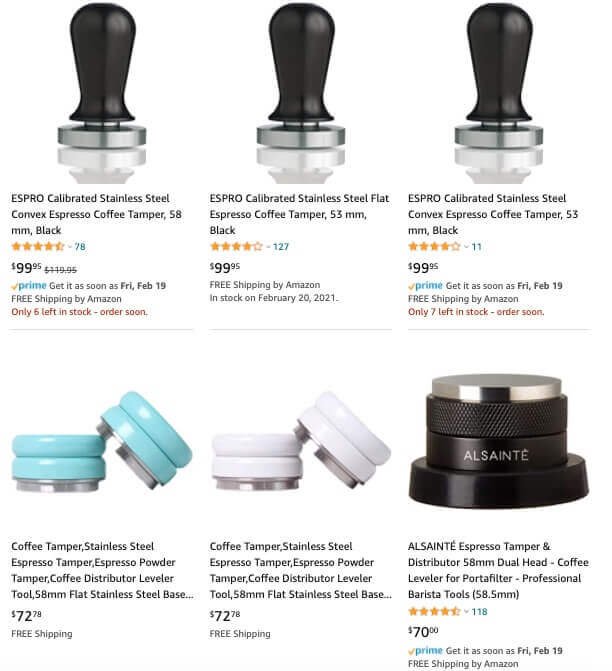 coffee tamper amazon