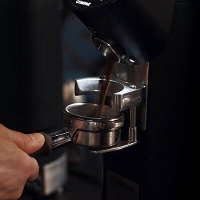ground coffee black