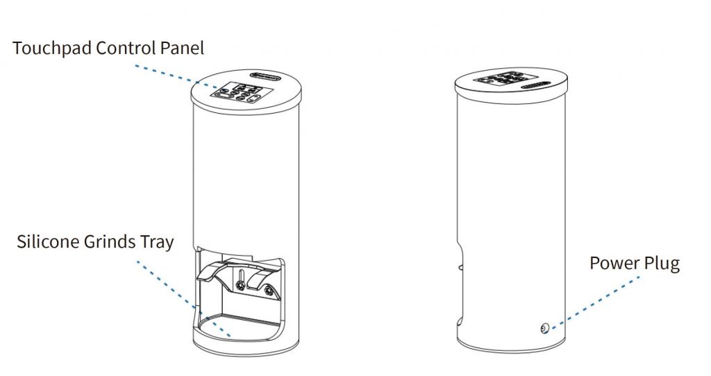 Automatic coffee tamper cinoart pt2 structure - 1